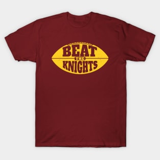 Beat the Knights // Vintage Football Grunge Gameday T-Shirt